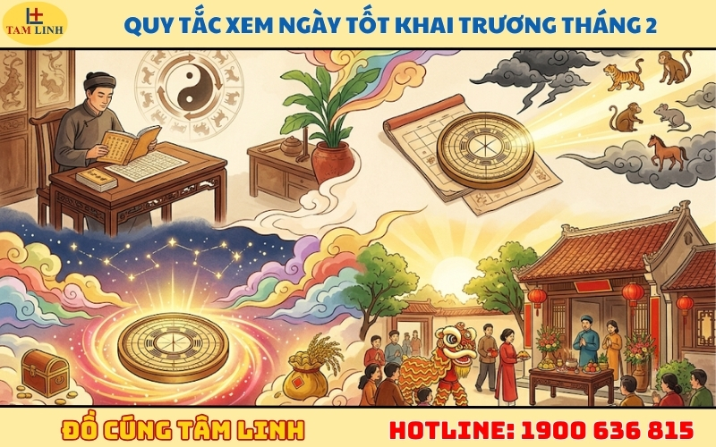 Khai trương tháng 2 ngày nào tốt năm 2027 4 quy-tac-xem-ngay-tot-khai-truong-thang-2