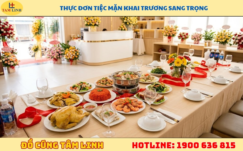 Thực đơn khai trương
