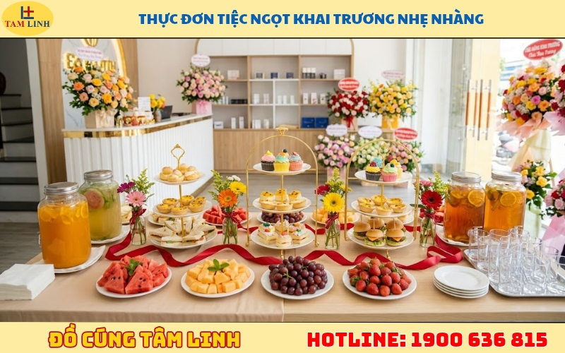 Thực đơn khai trương