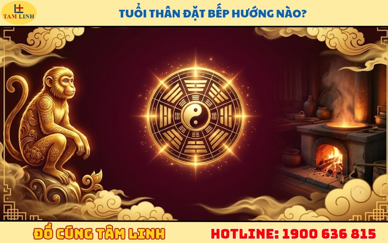Tuổi Thân đặt bếp hướng nào 