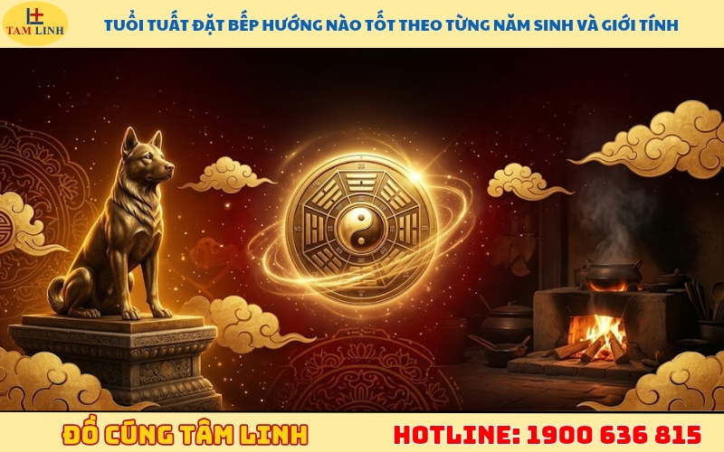 Tuổi Tuất đặt bếp hướng nào