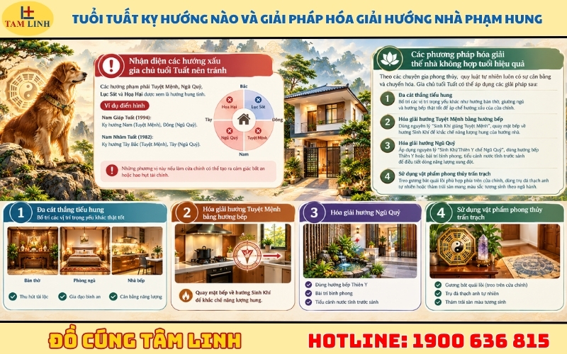 Tuổi tuất xây nhà hướng nào tốt