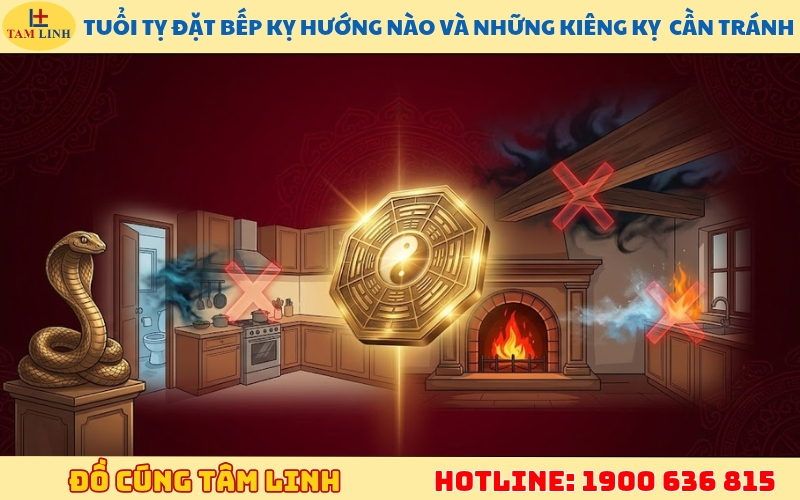 Tuổi Tỵ đặt bếp hướng nào tốt
